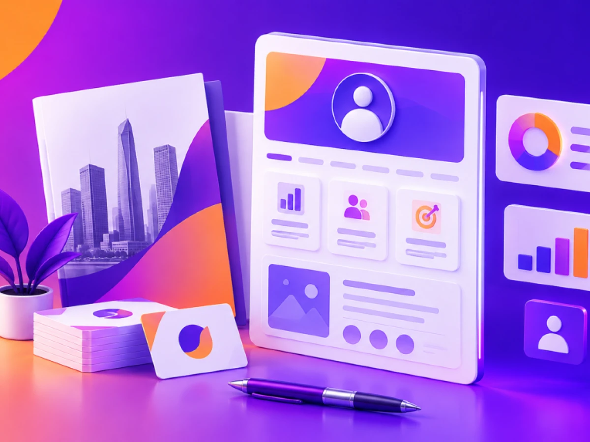 تصميم بروفايل شركة احترافي